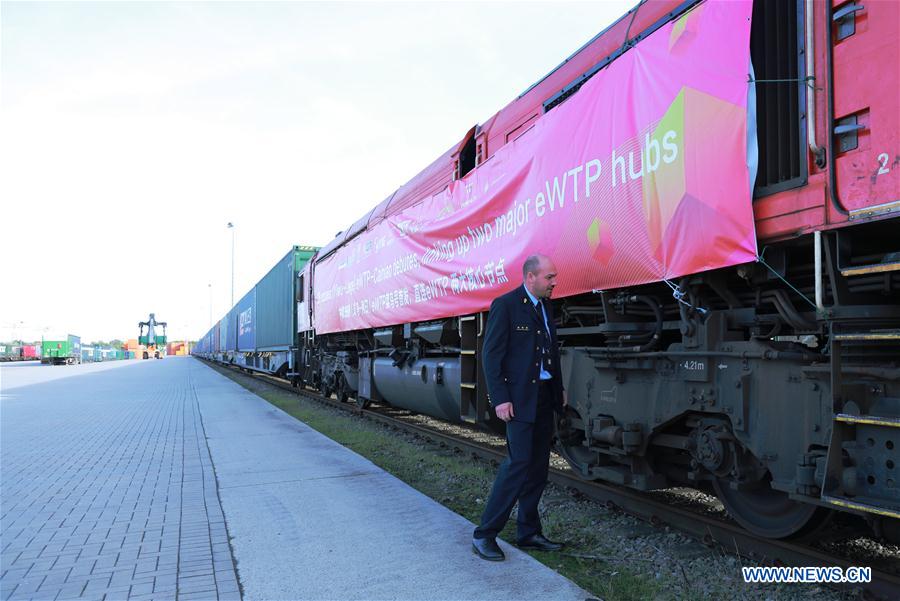 BELGIUM-LIEGE-YIWU-FREIGHT TRAIN-ARRIVAL