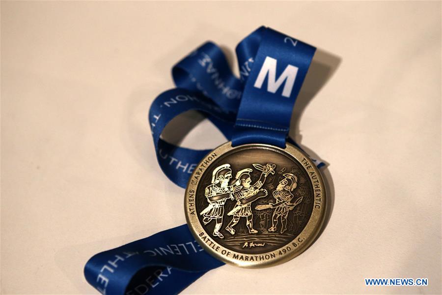 (SP)GREECE-ATHENS-MARATHON-MEDAL-PRESENTATION