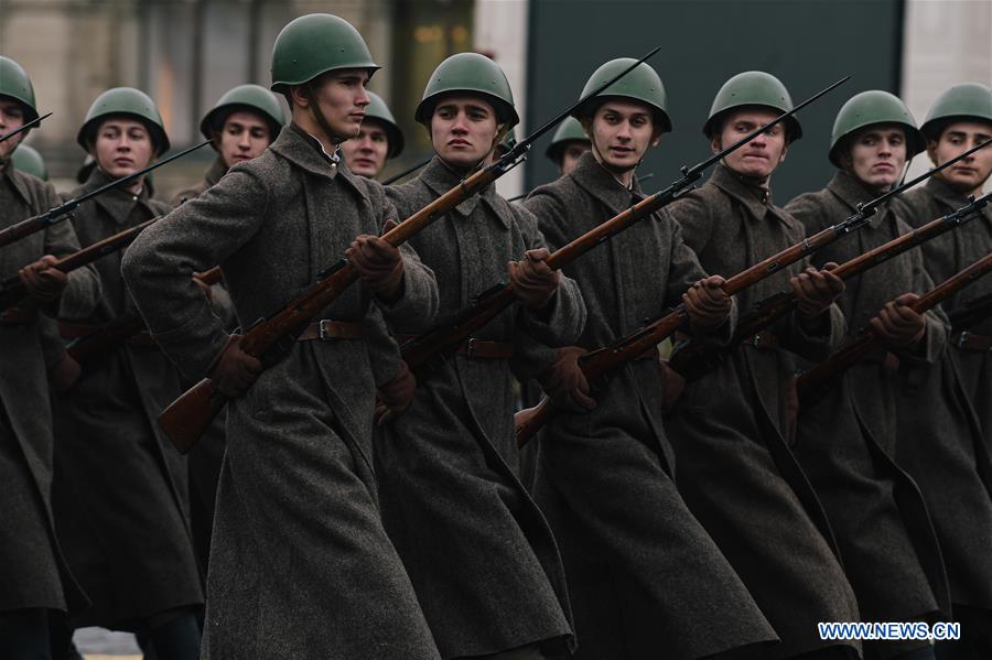 RUSSIA-MOSCOW-RED SQUARE PARADE-REHEARSAL