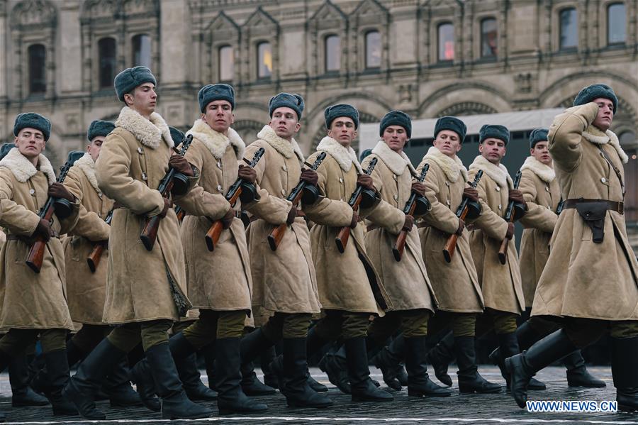 RUSSIA-MOSCOW-RED SQUARE PARADE-REHEARSAL