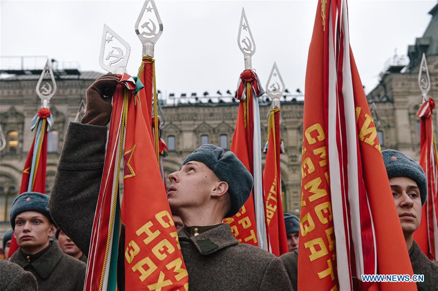 RUSSIA-MOSCOW-RED SQUARE PARADE-REHEARSAL