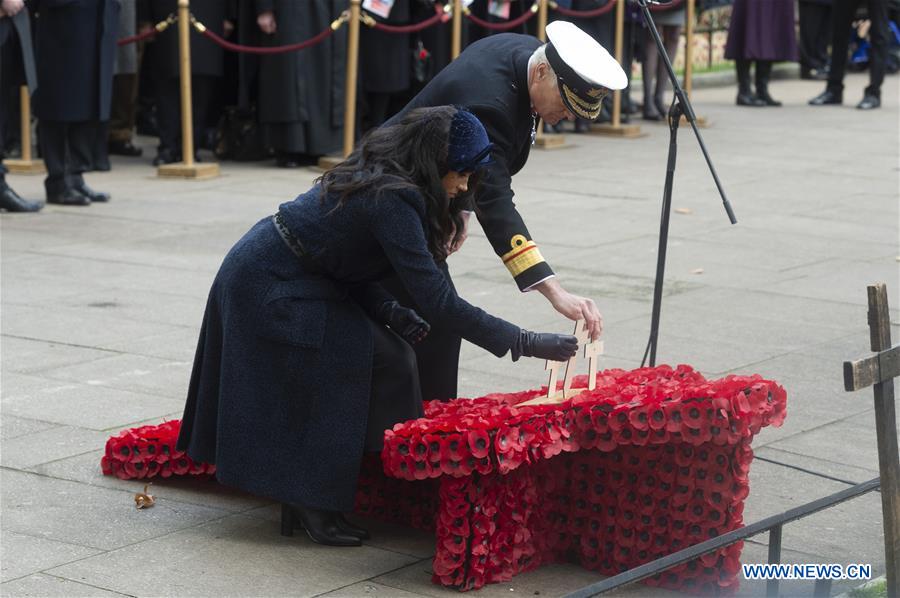 BRITAIN-LONDON-91ST FIELD OF REMEMBRANCE-WESTMINSTER ABBEY