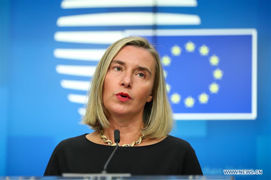 (PORTRAITS)BELGIUM-BRUSSELS-EU-FOREIGN AFFAIRS-PRESS CONFERENCE