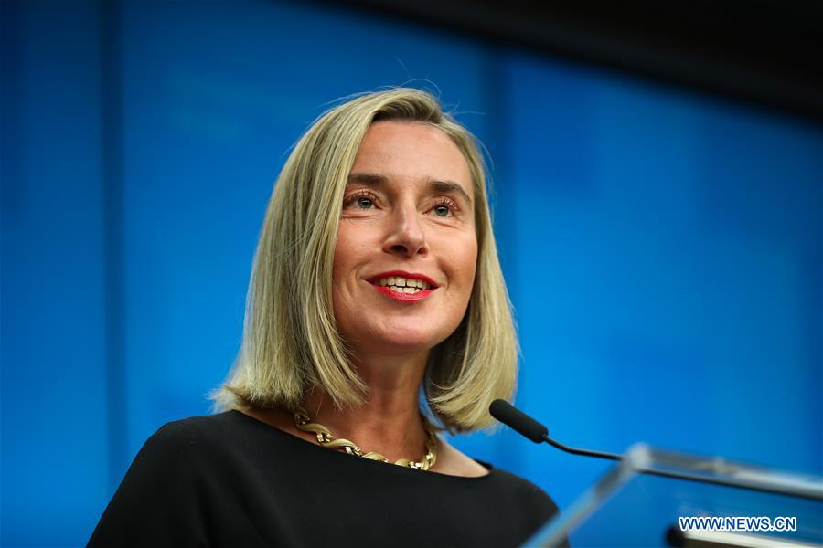 (PORTRAITS)BELGIUM-BRUSSELS-EU-FOREIGN AFFAIRS-PRESS CONFERENCE