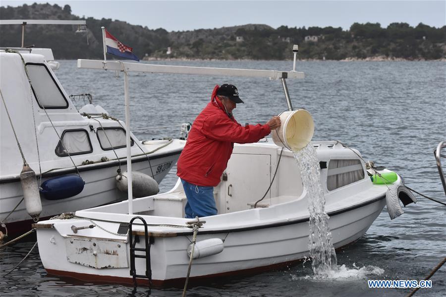 CROATIA-DALMATIAN COAST-STORM