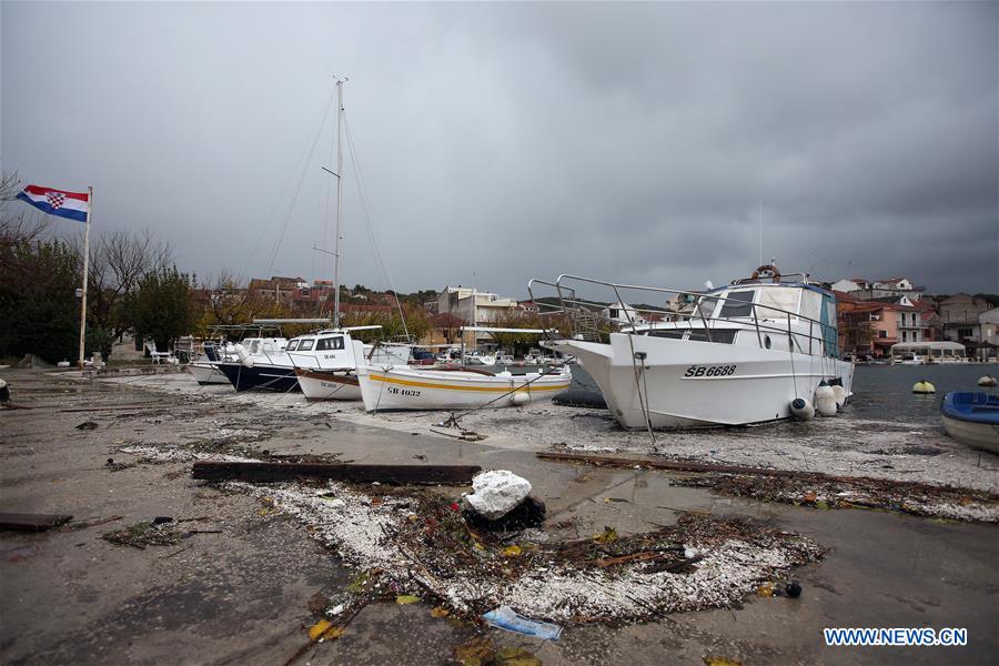 CROATIA-DALMATIAN COAST-STORM