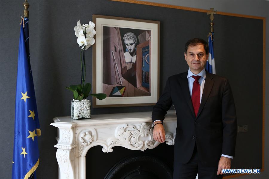 GREECE-ATHENS-MINISTER-TOURISM-INTERVIEW