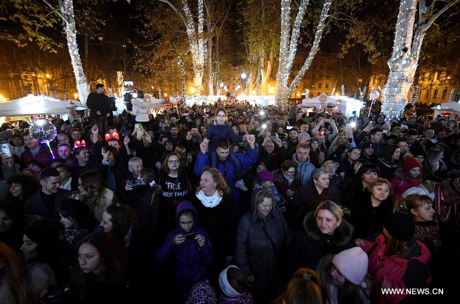 CROATIA-ZAGREB-ZRINJEVAC PARK-ADVENT
