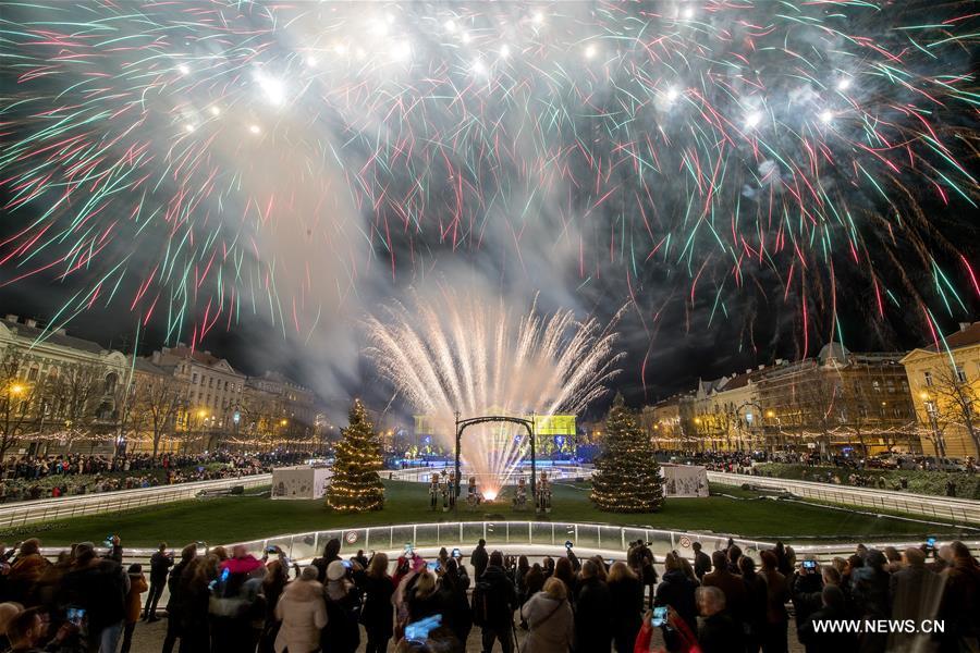 CROATIA-ZAGREB-ADVENT-ICE PARK