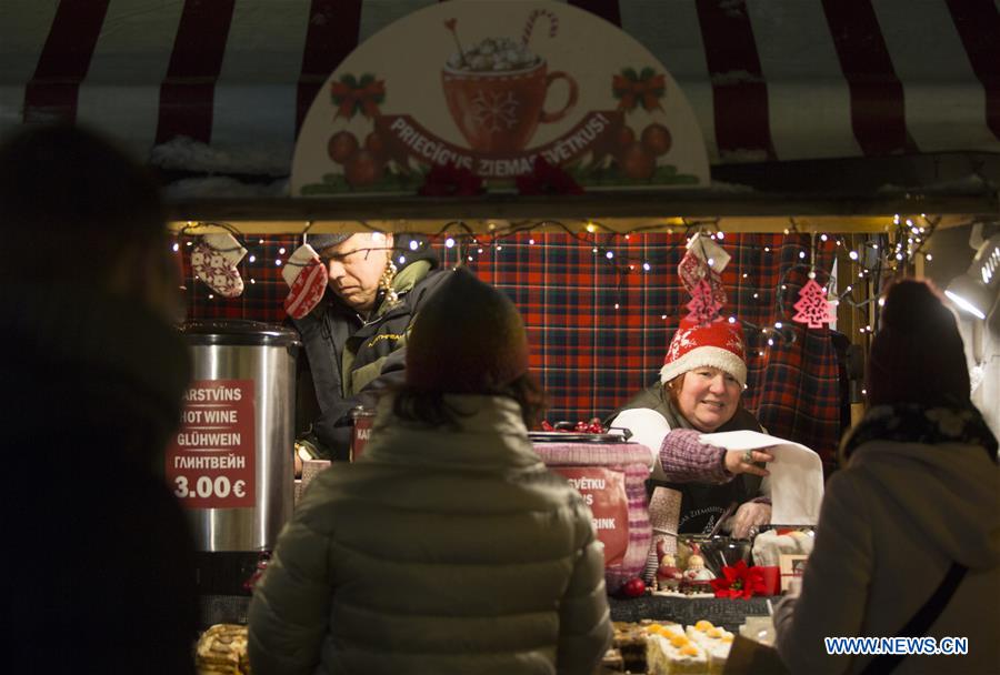 LATVIA-RIGA-CHRISTMAS MARKET