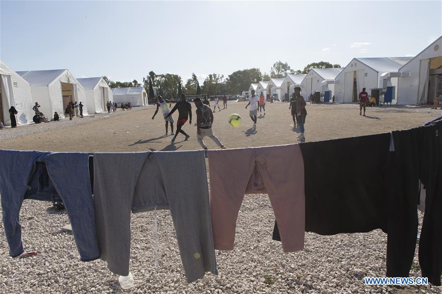 GREECE-CORINTH-REFUGEE-TRANSIT CAMP  