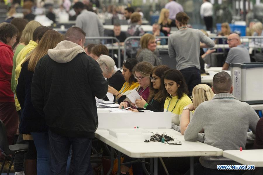 BRITAIN-LONDON-GENERAL ELECTION-VOTES COUNT