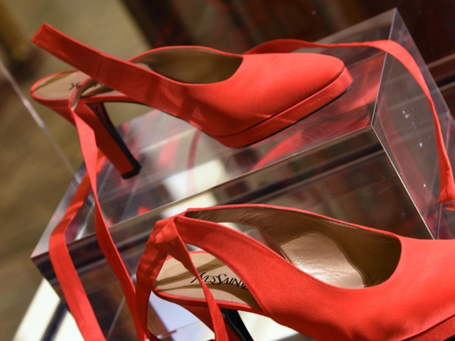 Shoes star at Palazzo Pitti exhibit in Florence Sandals of Roman soldiers, Celine models on display