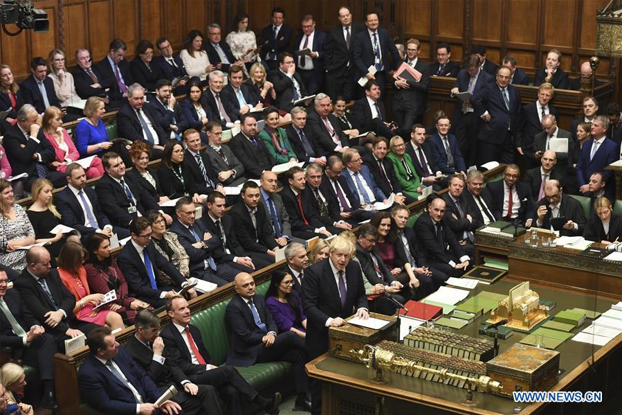 BRITAIN-LONDON-NEW BREXIT BILL-VOTE