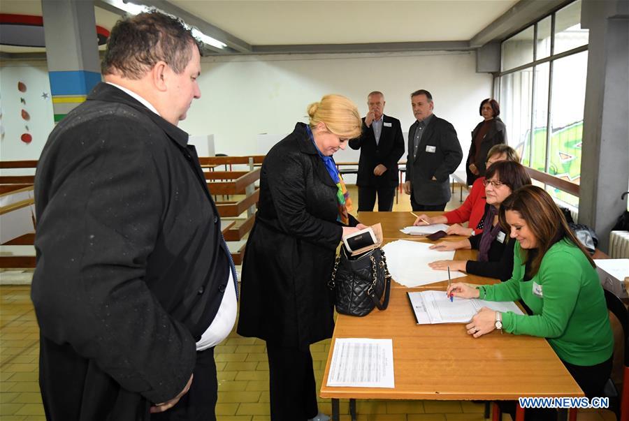 CROATIA-ZAGREB-PRESIDENTIAL ELECTION