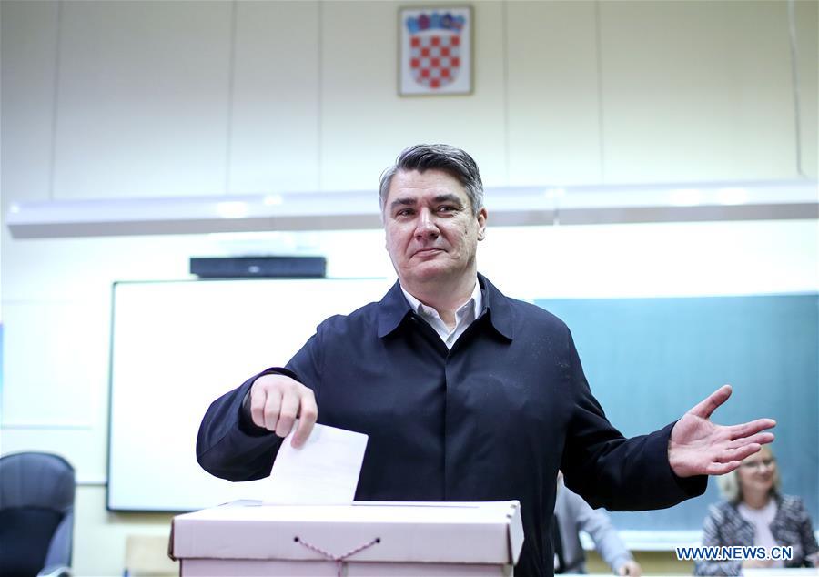 CROATIA-ZAGREB-PRESIDENTIAL ELECTION