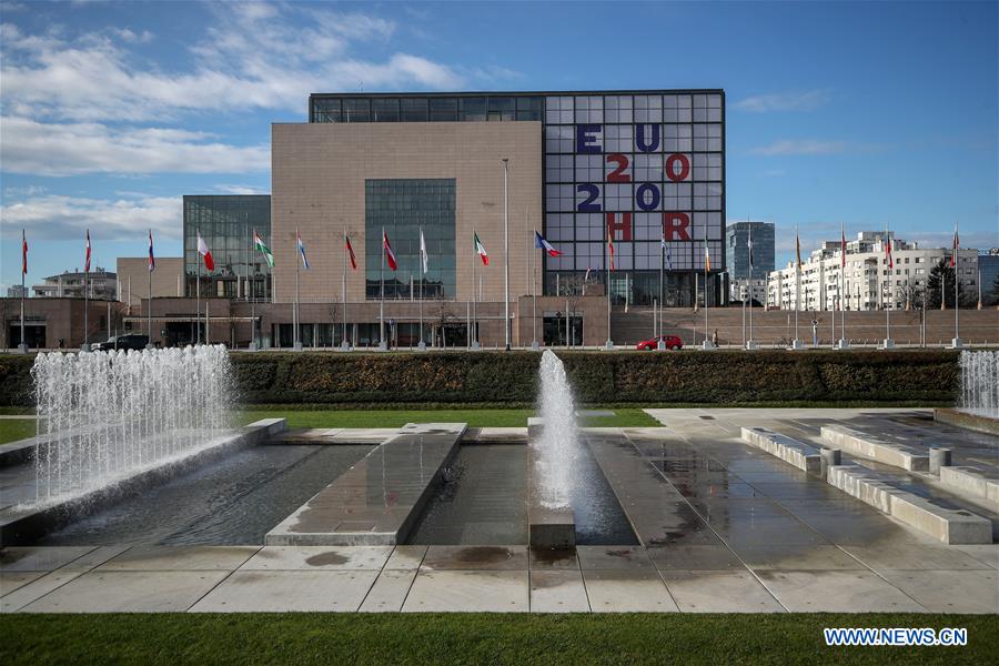 CROATIA-ZAGREB-EU PRESIDENCY-NATIONAL AND UNIVERSITY LIBRARY