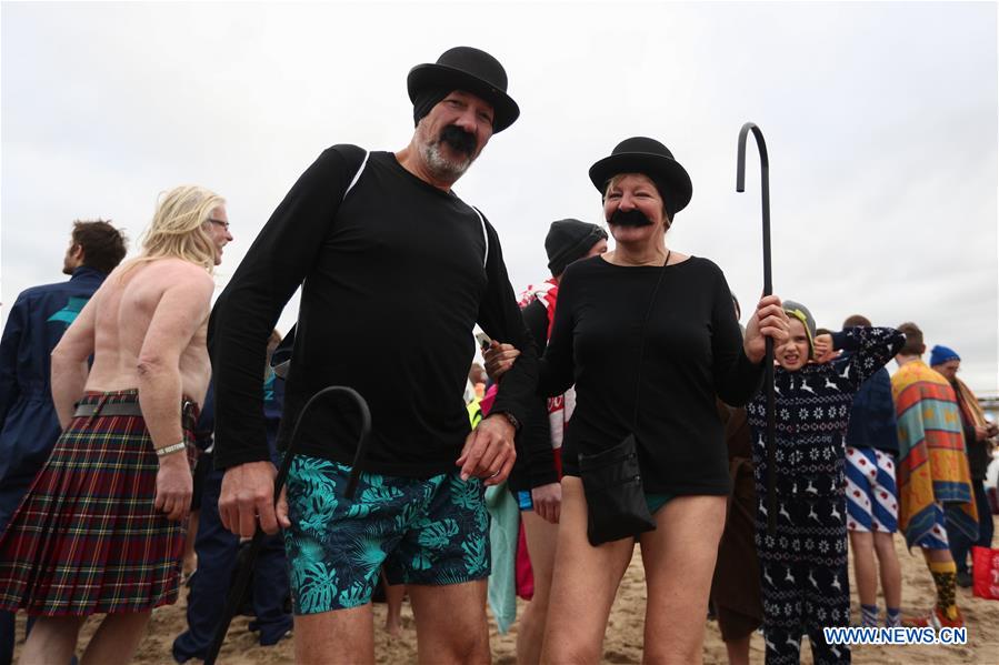 BELGIUM-OSTEND-NEW YEAR'S DIVE