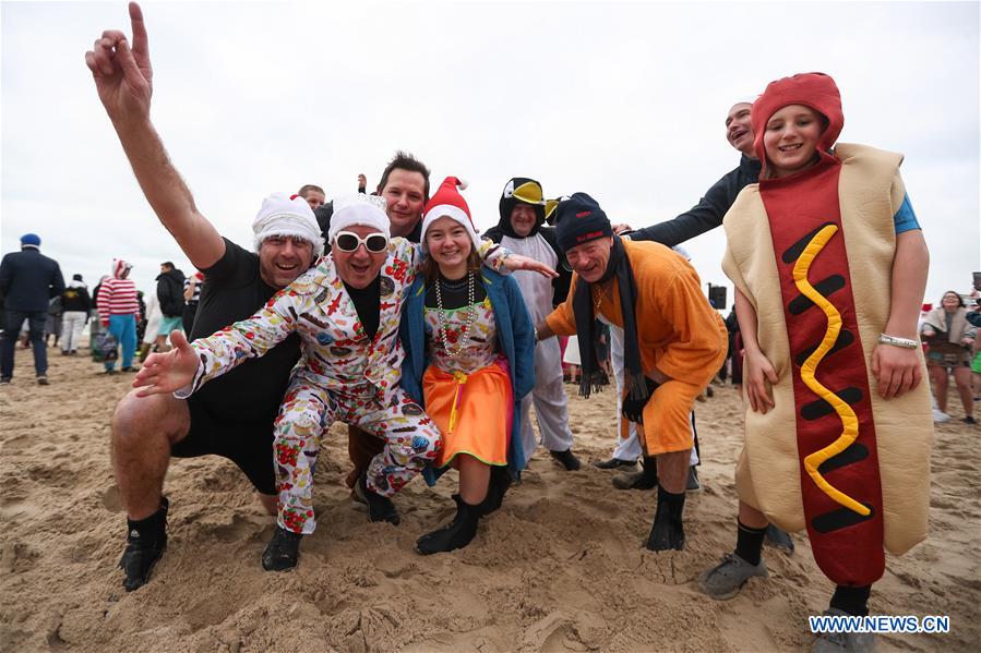 BELGIUM-OSTEND-NEW YEAR'S DIVE