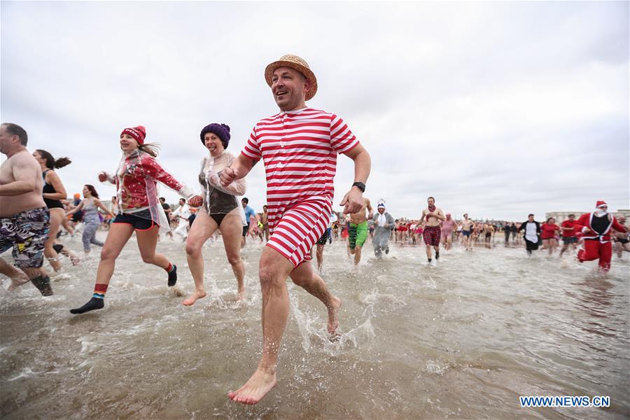 BELGIUM-OSTEND-NEW YEAR'S DIVE