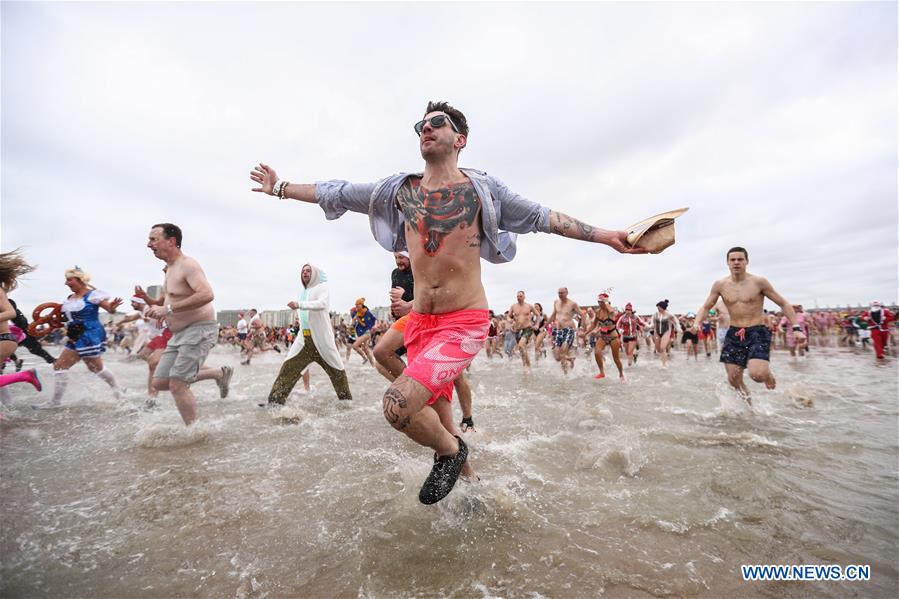 BELGIUM-OSTEND-NEW YEAR'S DIVE