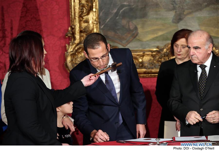 MALTA-VALLETTA-PRIME MINISTER-SWEARING-IN CEREMONY
