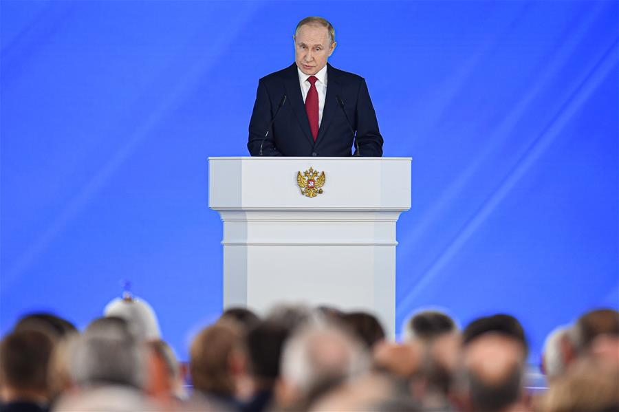 RUSSIA-MOSCOW-PUTIN-ANNUAL ADDRESS