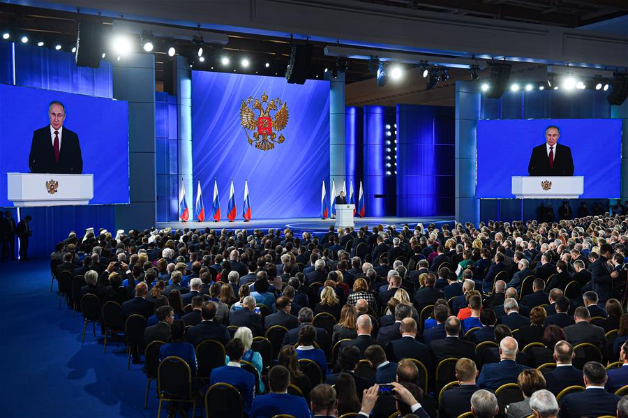 RUSSIA-MOSCOW-PUTIN-ANNUAL ADDRESS