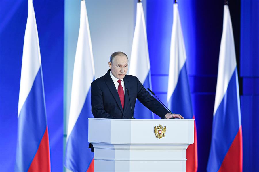 RUSSIA-MOSCOW-PUTIN-ANNUAL ADDRESS