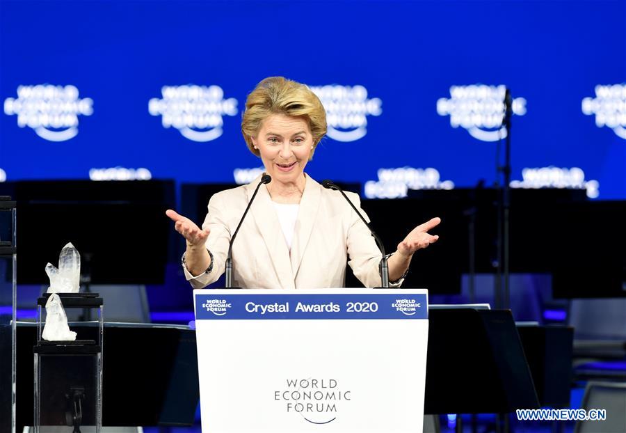 SWITZERLAND-DAVOS-WEF ANNUAL MEETING-URSULA VON DER LEYEN