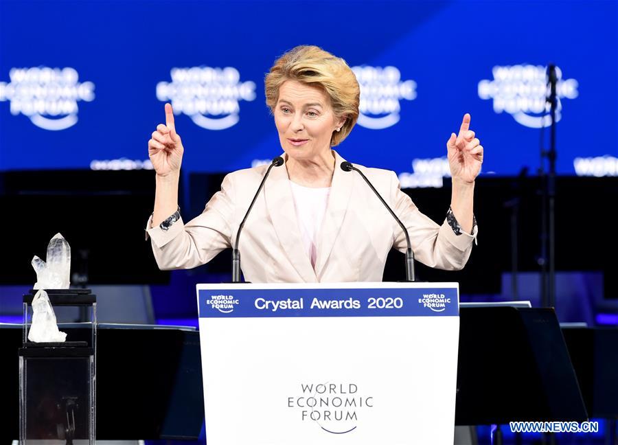 SWITZERLAND-DAVOS-WEF ANNUAL MEETING-URSULA VON DER LEYEN
