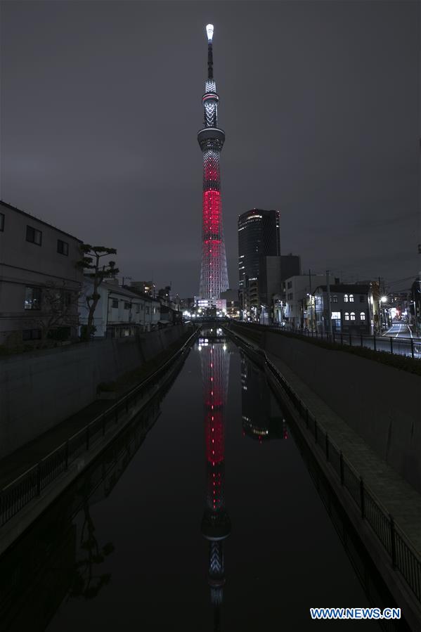 JAPAN-TOKYO-SKYTREE-ILLUMINATION-CHINA-LUNAR NEW YEAR
