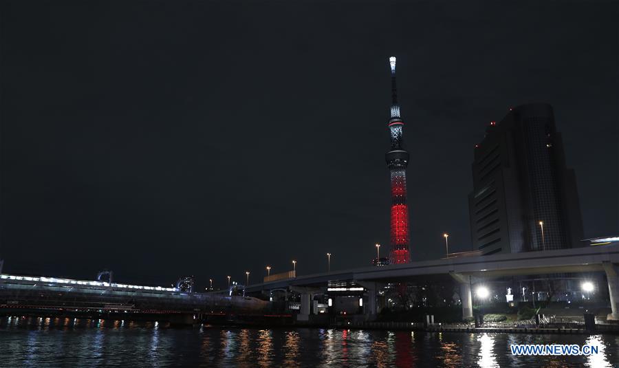 JAPAN-TOKYO-SKYTREE-ILLUMINATION-CHINA-LUNAR NEW YEAR
