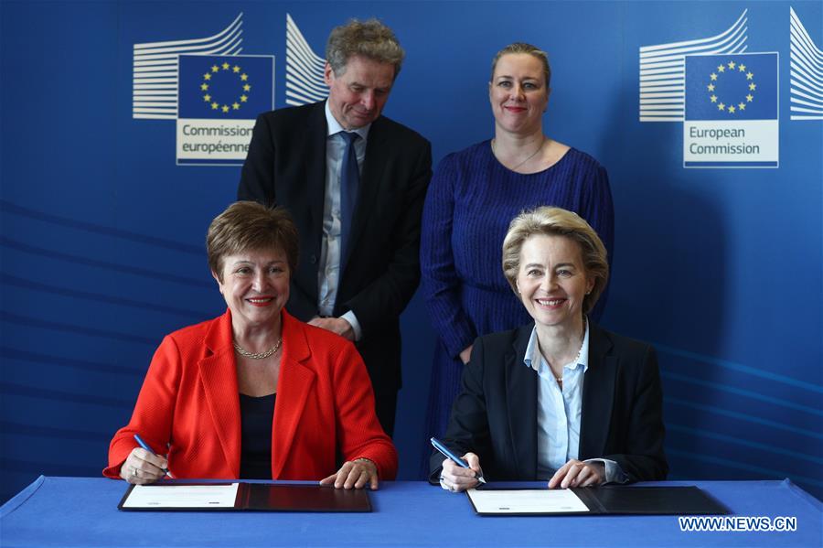 BELGIUM-BRUSSELS-EU-IMF-FINANCIAL FRAMEWORK PARTNERSHIP AGREEMENT