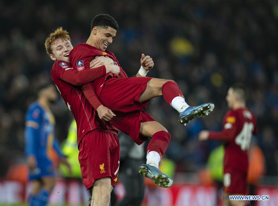 (SP)BRITAIN-LIVERPOOL-FOOTBALL-FA CUP-LIVERPOOL VS SHREWSBURY TOWN