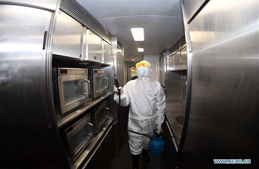 CHINA-GUANGXI-CORONAVIRUS-PREVENTION AND CONTROL-TRAINS-DISINFECTION (CN)
