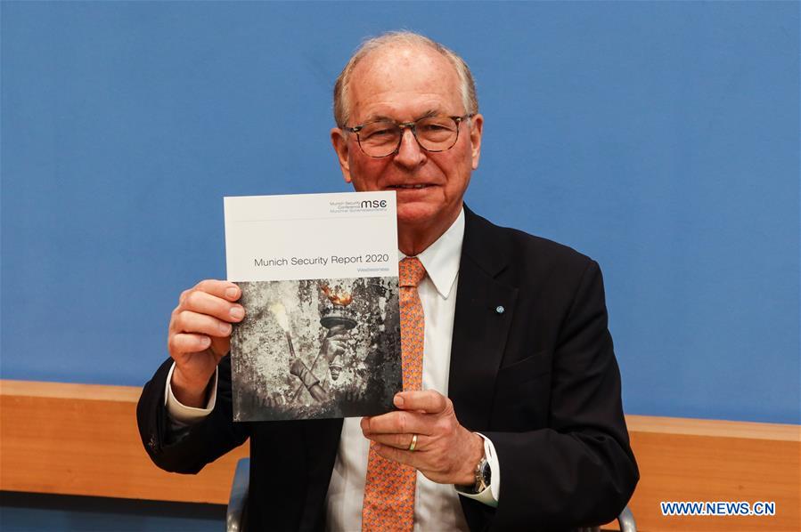 GERMANY-BERLIN-MUNICH SECURITY REPORT-PUBLISHMENT-PRESS CONFERENCE