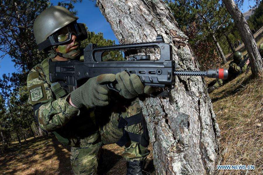 CROATIA-UDBINA-ARMY-CADETS