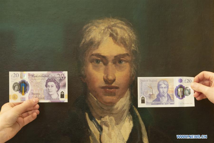 BRITAIN-LONDON-LAUNCH-NEW 20 POUND NOTE