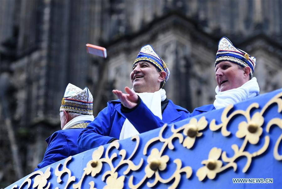 GERMANY-COLOGNE-CARNIVAL-ROSE MONDAY PARADE