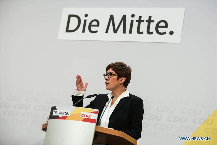 GERMANY-BERLIN-CDU-PRESS CONFERENCE