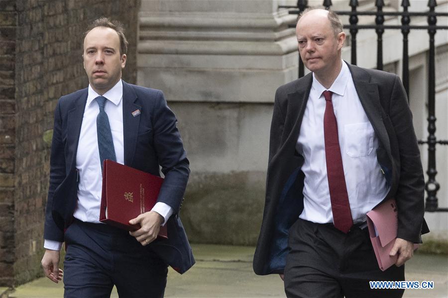 BRITAIN-LONDON-COVID-19-COBRA EMERGENCY MEETING