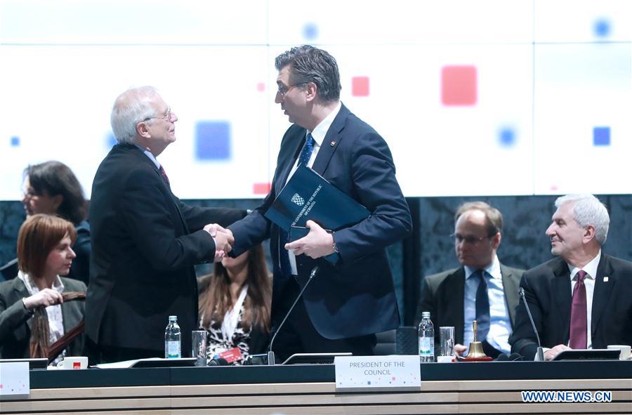 CROATIA-ZAGREB-EU FOREIGN AFFAIRS COUNCIL-MEETING