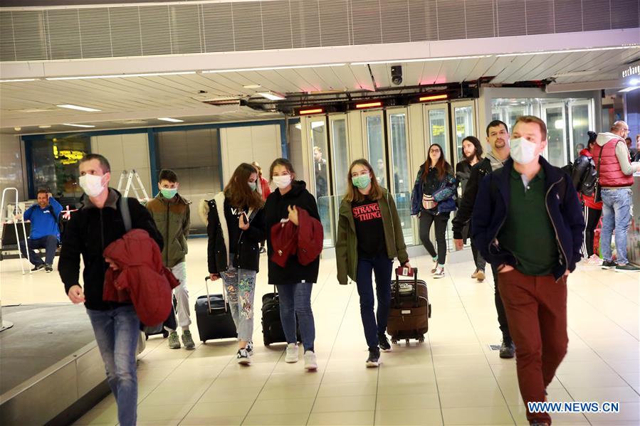 ROMANIA-BUCHAREST-AIRPORT-COVID-19-OUTBREAK