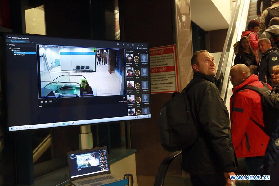 ROMANIA-BUCHAREST-AIRPORT-COVID-19-OUTBREAK