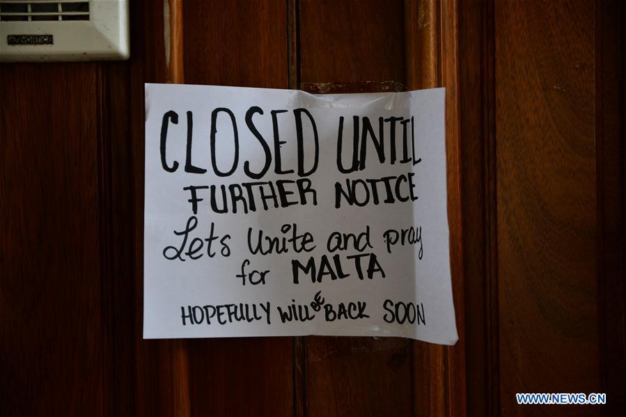 MALTA-VALLETTA-COVID-19