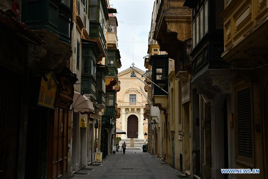 MALTA-VALLETTA-COVID-19