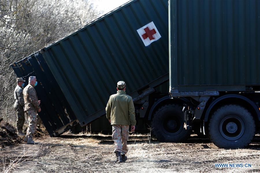 ROMANIA-BUCHAREST-COVID-19-MILITARY HOSPITAL
