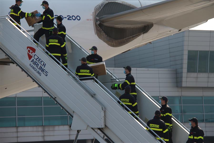 CZECH REPUBLIC-PRAGUE-COVID-19-MEDICAL SUPPLIES FROM CHINA