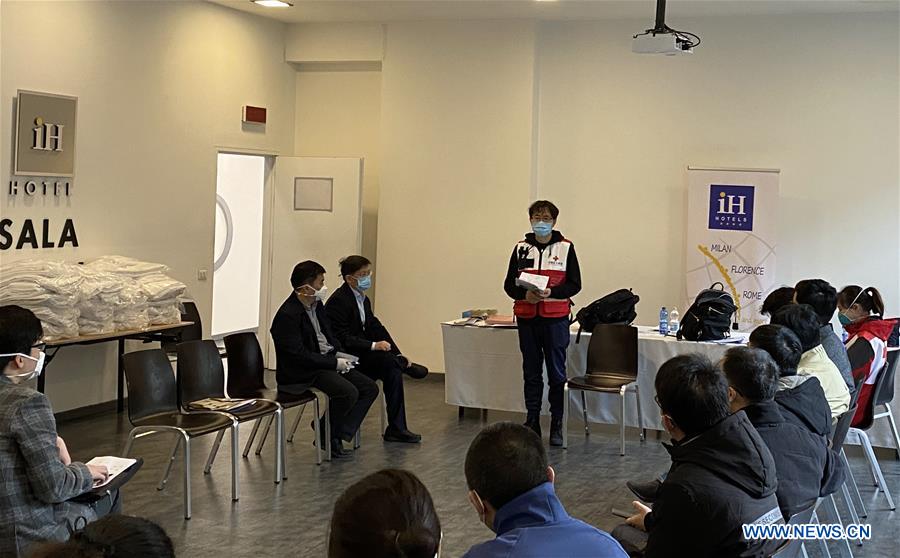 ITALY-MILAN-COVID-19-CHINESE MEDICAL TEAM
